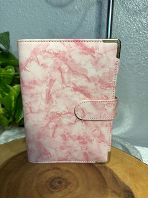 Unbranded, Pink Marble Vegan Leather Budget Binder wallet