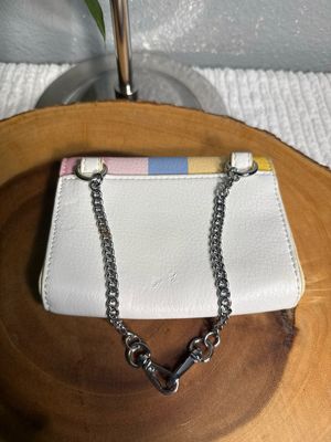 Unbranded, Multicolor, Pastel Vegan Leather Bag Charm Pouch