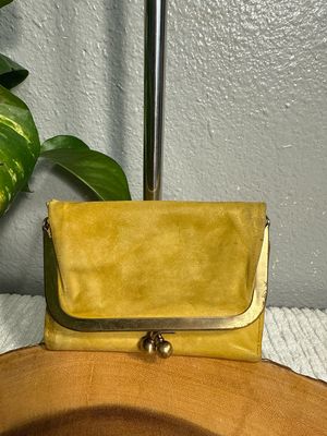Hobo International Marigold Worn Leather Robin Wallet