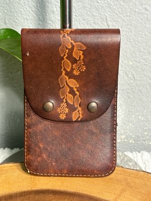 Free People, Brown, Leather, Embossed Wallet