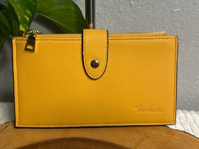 Travelambo Vegan Leather Double Zip Card Wallet