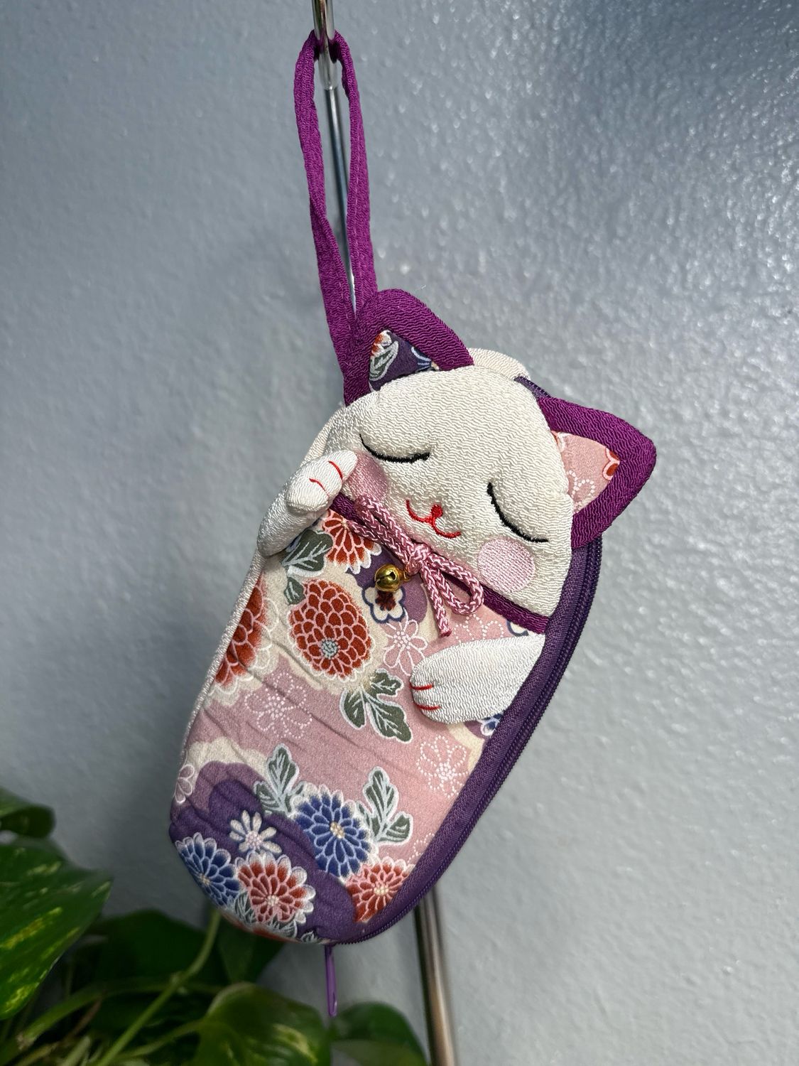 Kitty Cat Wristlet Pouch Or Glasses Case New Without Tags