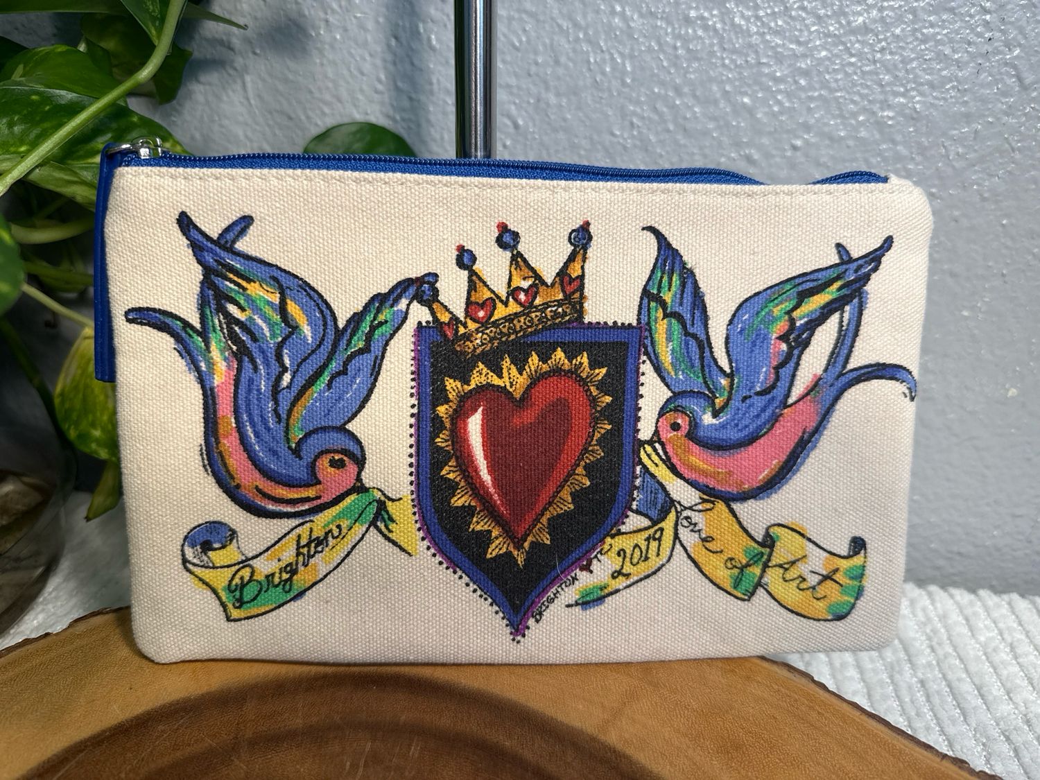Brighton‘S Limited, Collectors, Edition, Canvas, Cosmetic Pouch, Or Catchall NWOT