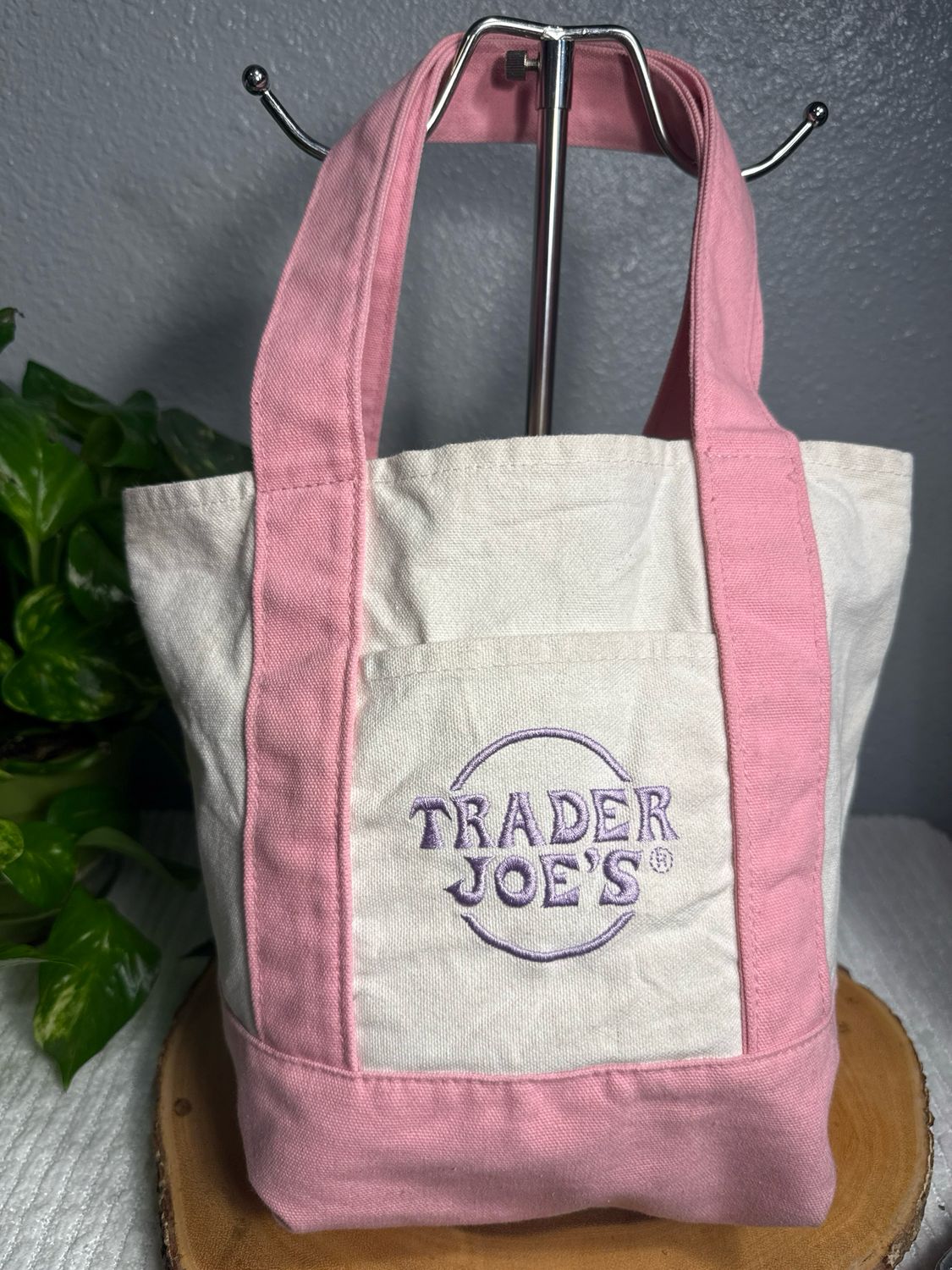 Trader Joe’s, Pink And Lavender Mini Tote