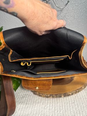 Rustic Leather Multifunctional Crossbody Bag
