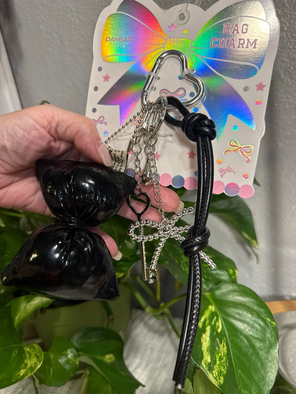 Extra Large Bow Bag, Charm New With Tags