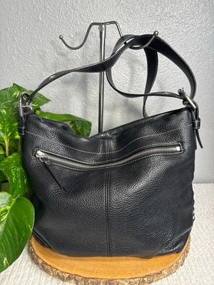 Coach, Black Leather Soho, Shoulder Bag Or Crossbody