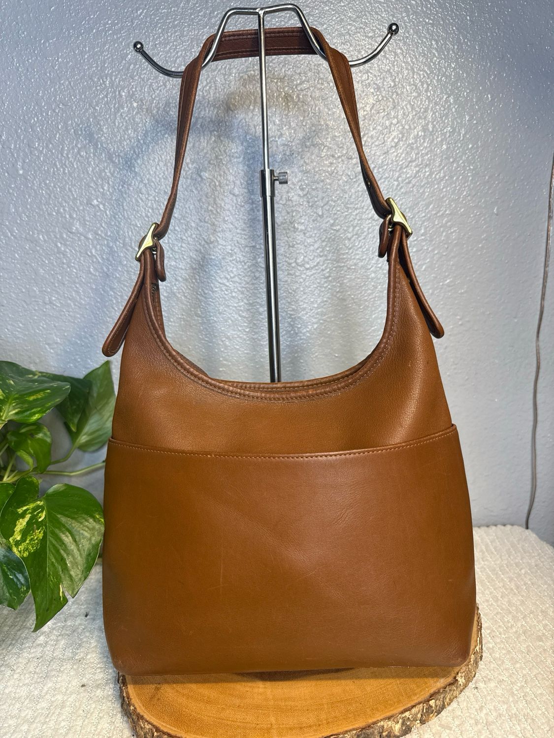 Coach Vintage Brown Legacy Shoulder Bag Number 9058 Made In The Usa