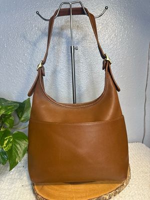 Coach Vintage Brown Legacy Shoulder Bag Number 9058 Made In The Usa