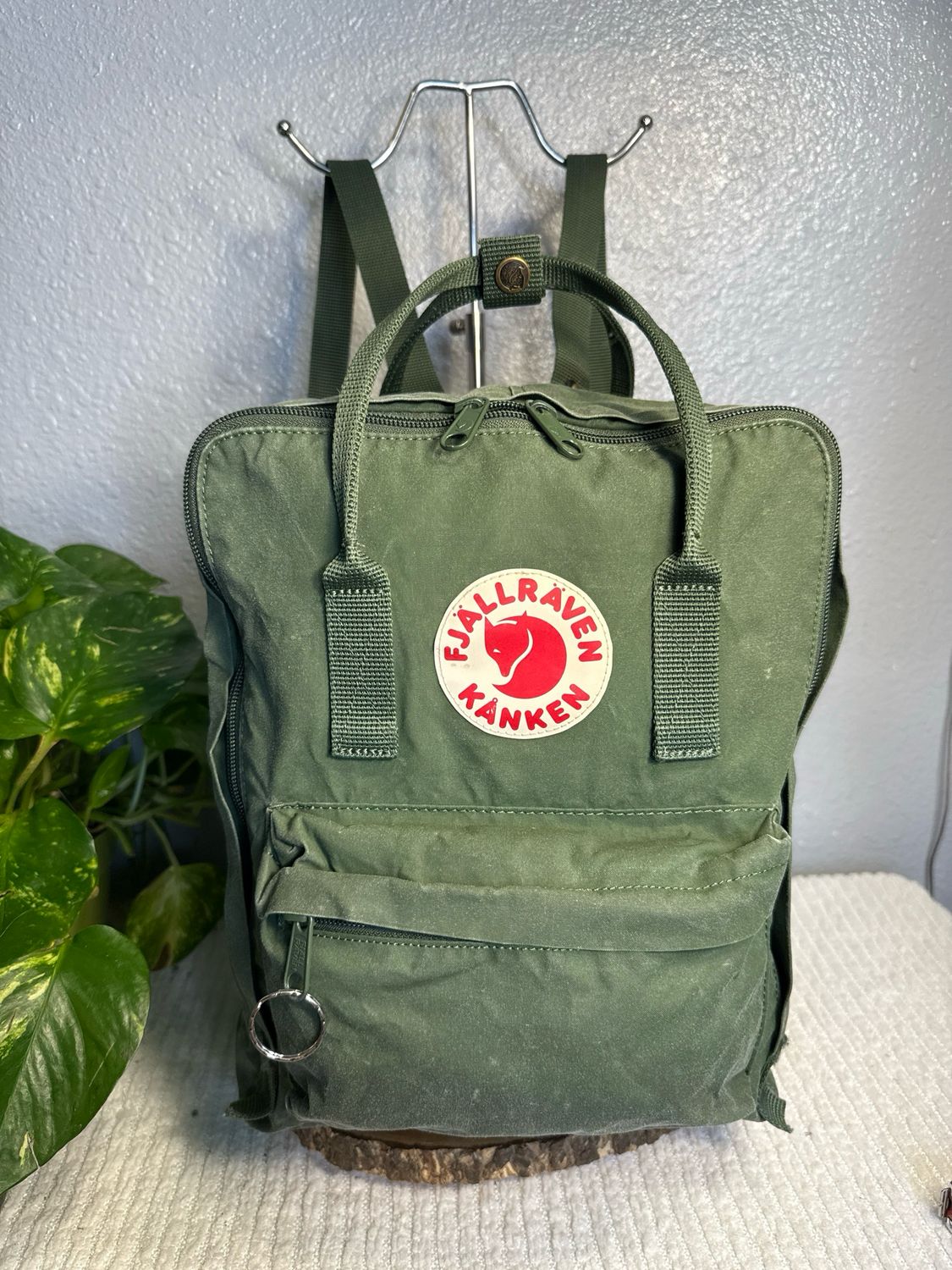 Fjällräven Kanken Olive Green Backpack Purse
