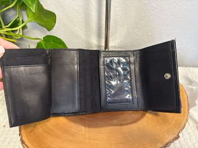 Brighton, Vintage, Black, Leather, Compact, Wallet, Rare Find