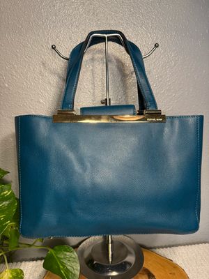 BUILD A BAG Bundle Michael Kors Peacock Saffiano Leather Shoulder Bag