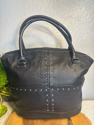 BUILD A BAG Vintage Black Pebbled Leather TIGNANELLO &amp; MK Bundle