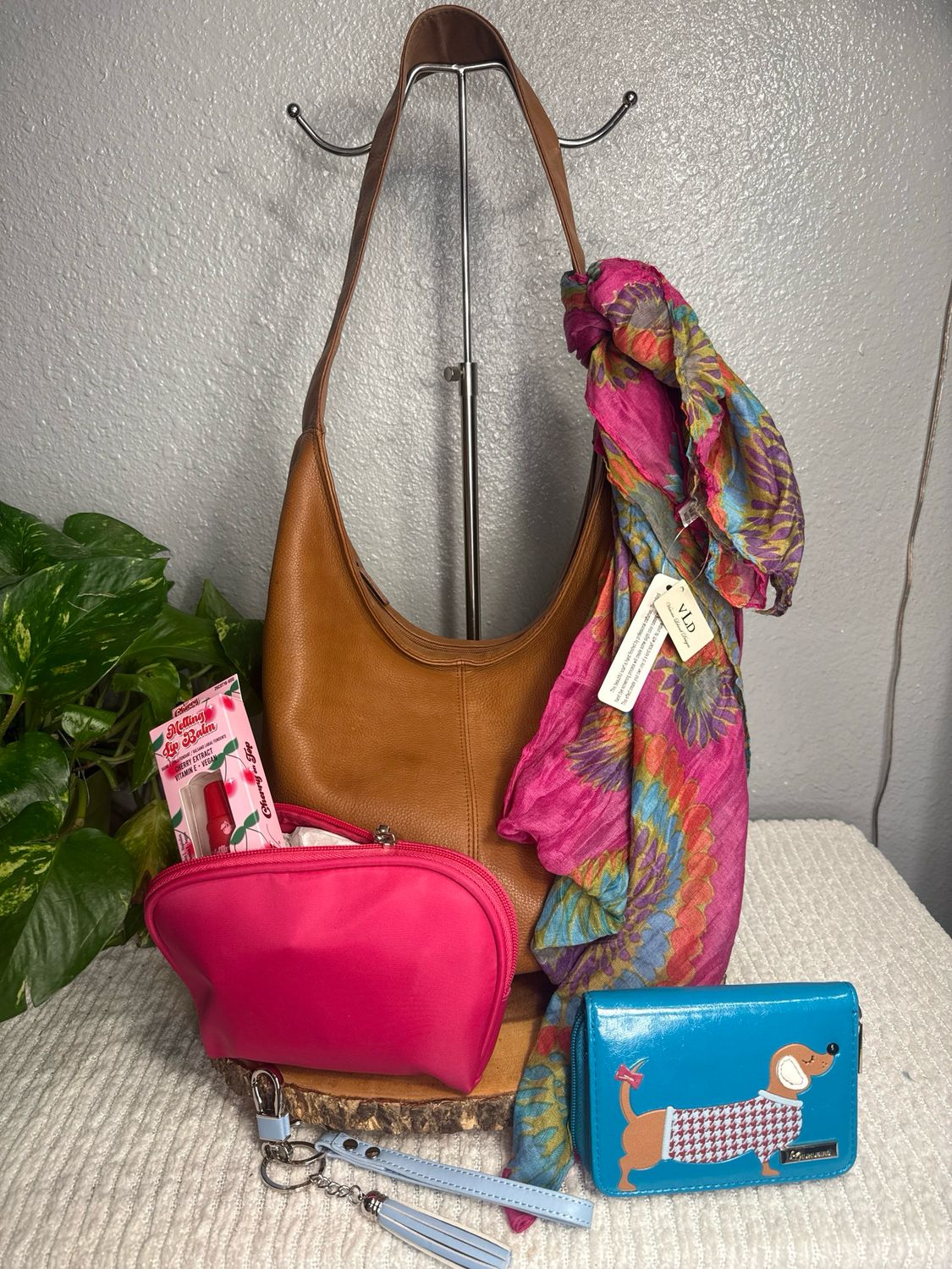 BUILD A BAG Wilsons Brown Leather Hobo Bag Bundle