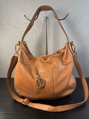Tory Burch, Tan Leather Hobo Or Crossbody Bag