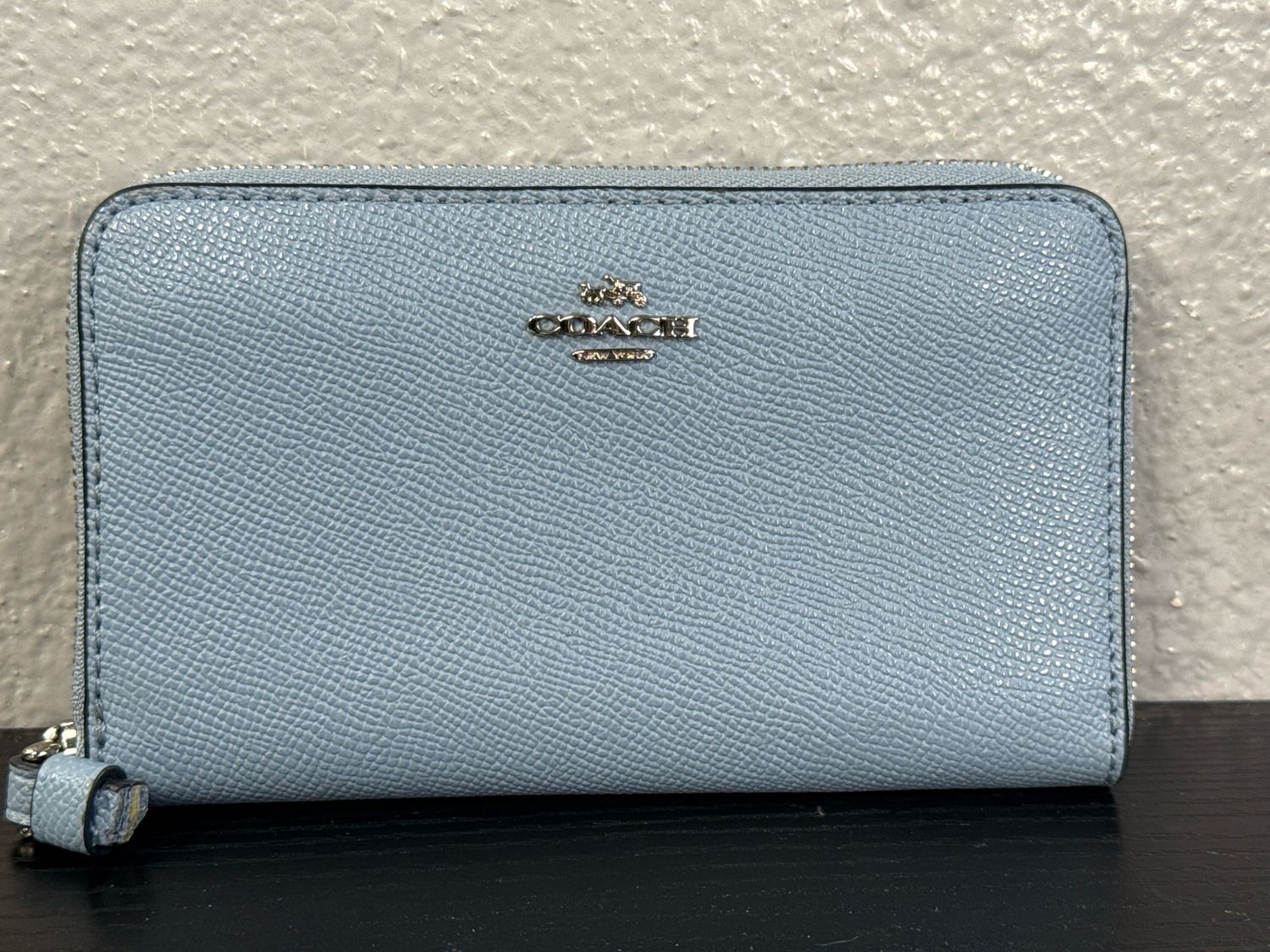 Coach Blue Saviano, Leather Wallet