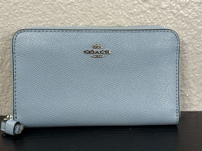 Coach Blue Saviano, Leather Wallet