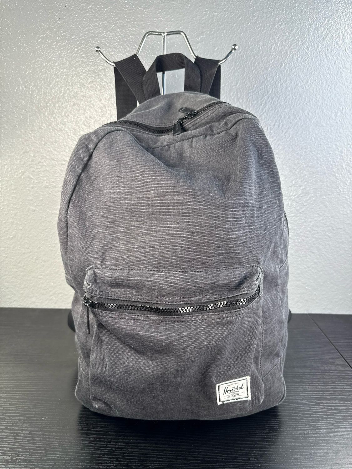 Herschel Dark Gray Denim Backpack