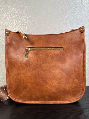 HICLUT Brown Vegan Leather Crossbody New Without Tags