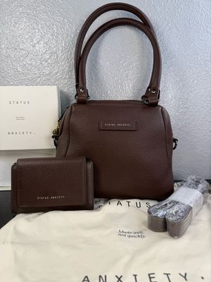Status Anxiety, Mini Mountain Satchel In Coco New Without Tags❤️Wallet Sold Separately