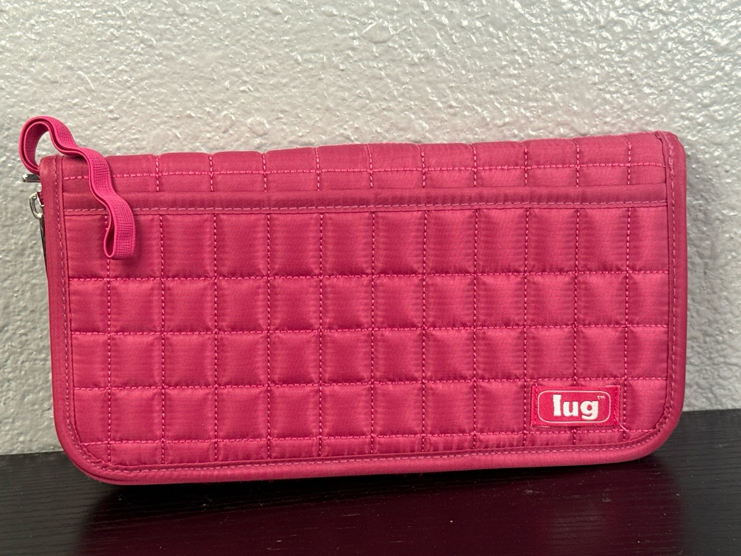 Lug Pink Nylon Travel Wallet NWOT