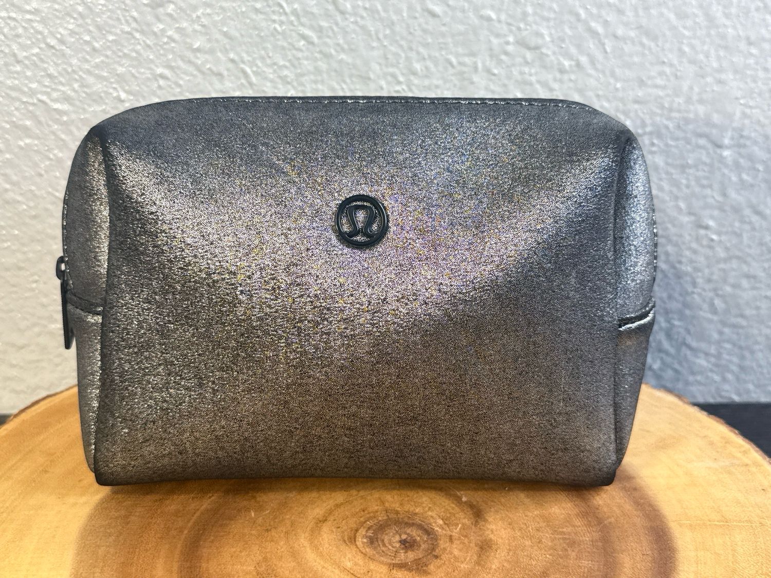 Lululemon Gunmetal, Neoprene, Cosmetic Bag Or Catchall