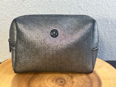 Lululemon Gunmetal, Neoprene, Cosmetic Bag Or Catchall