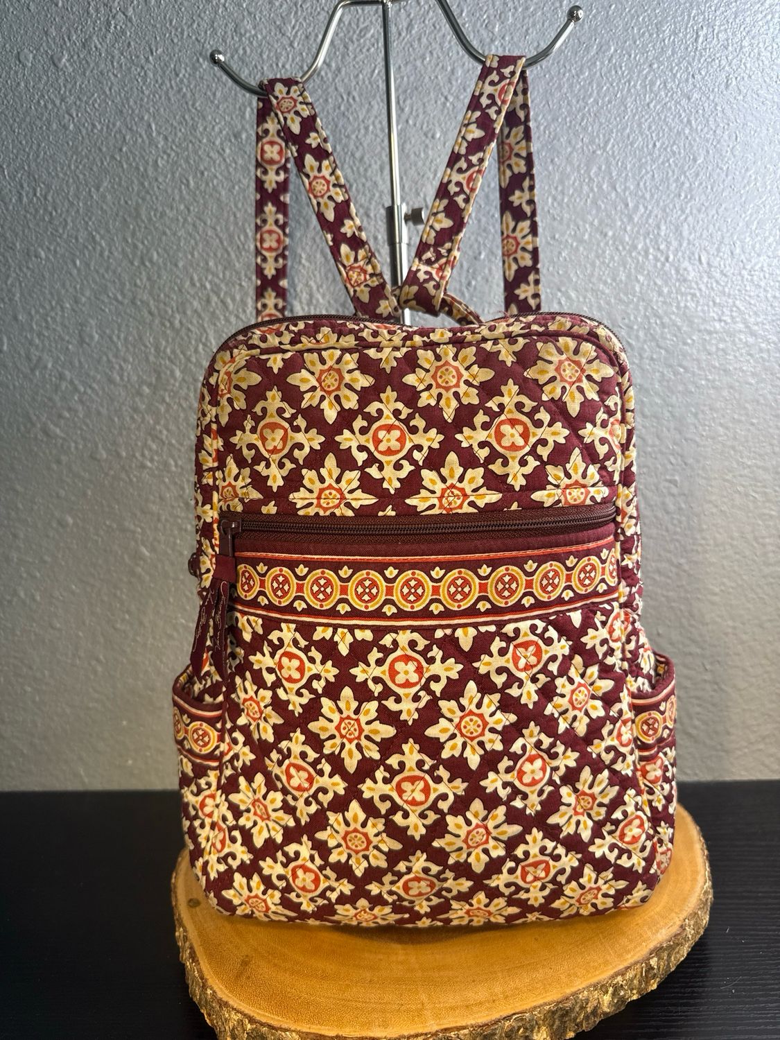 Vera Bradley Vintage Medallion Small Backpack Purse