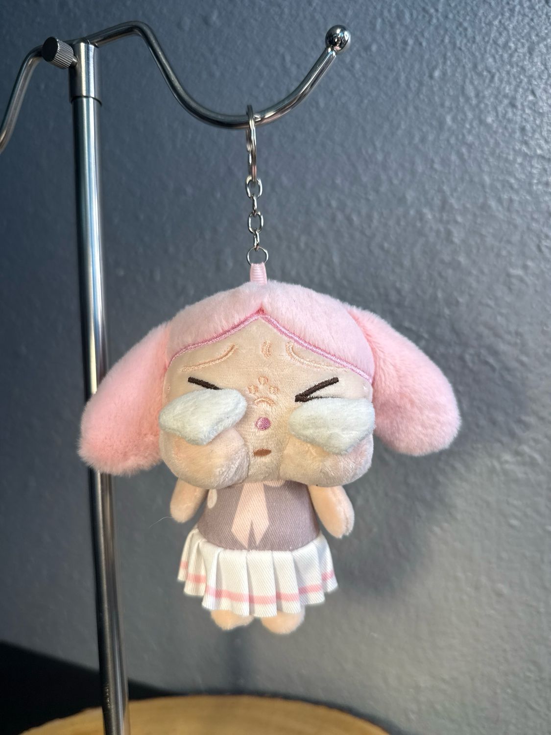 Crybaby, Pink, Plush Bag, Charm New Without Tags