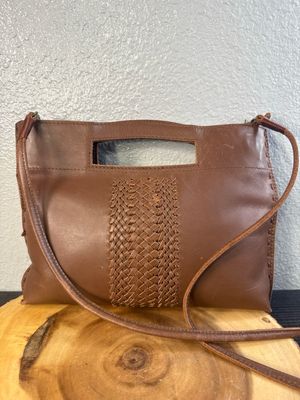The SAK Brown Leather Crossbody