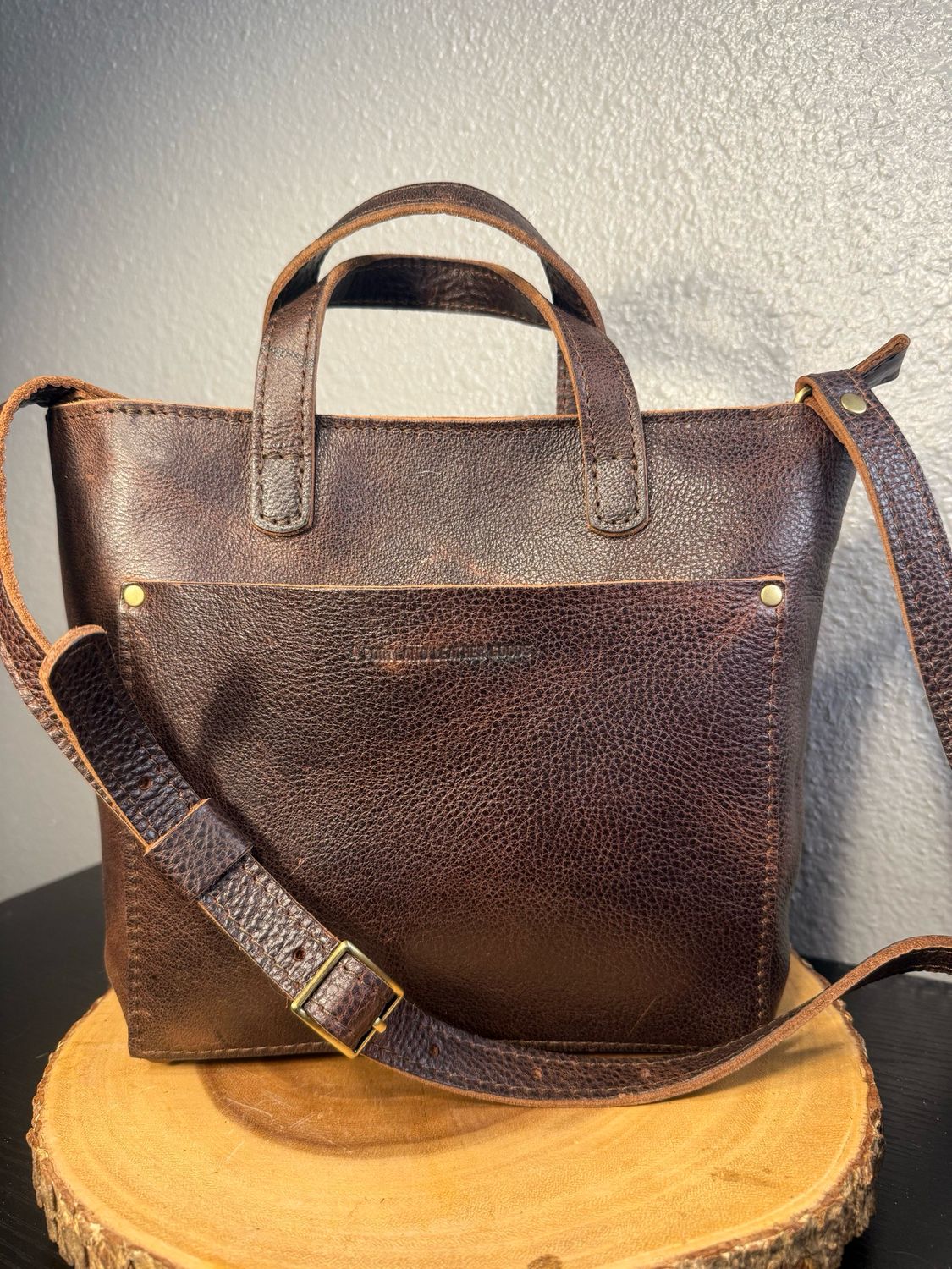 Portland, Leather Brown Satchel