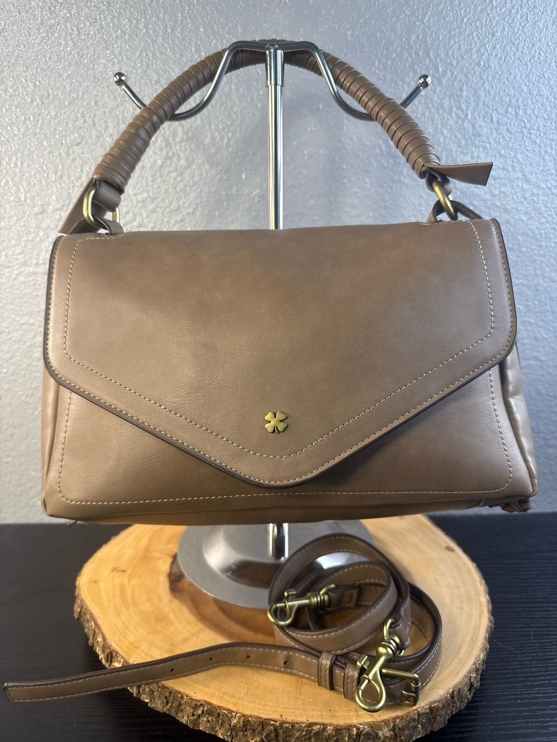 Lucky Brand Taupe Crossbody Bag New Without Tags