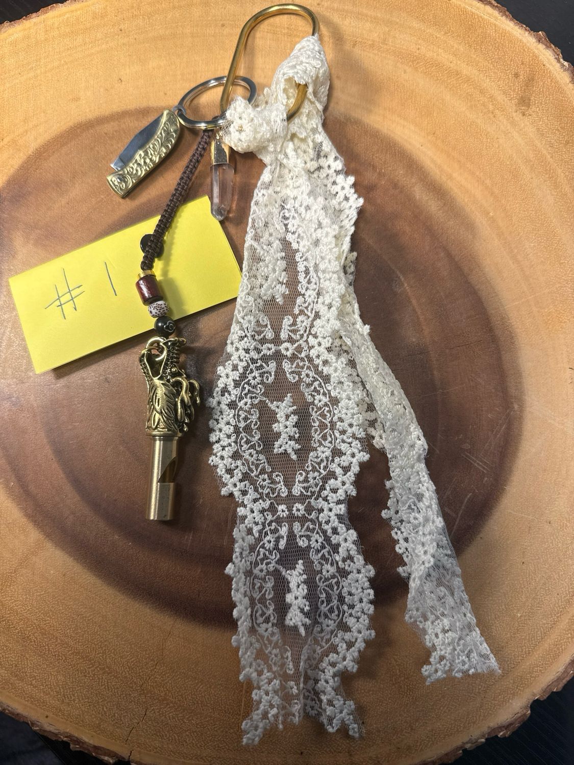 Handmade By Me Bag, Charm Of Luck And Protection Fob