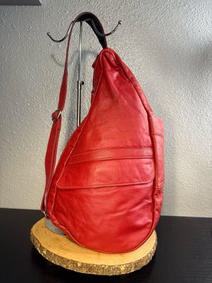 Vintage Amerileather Cherry 🍒 Ted Leather Sling Bag