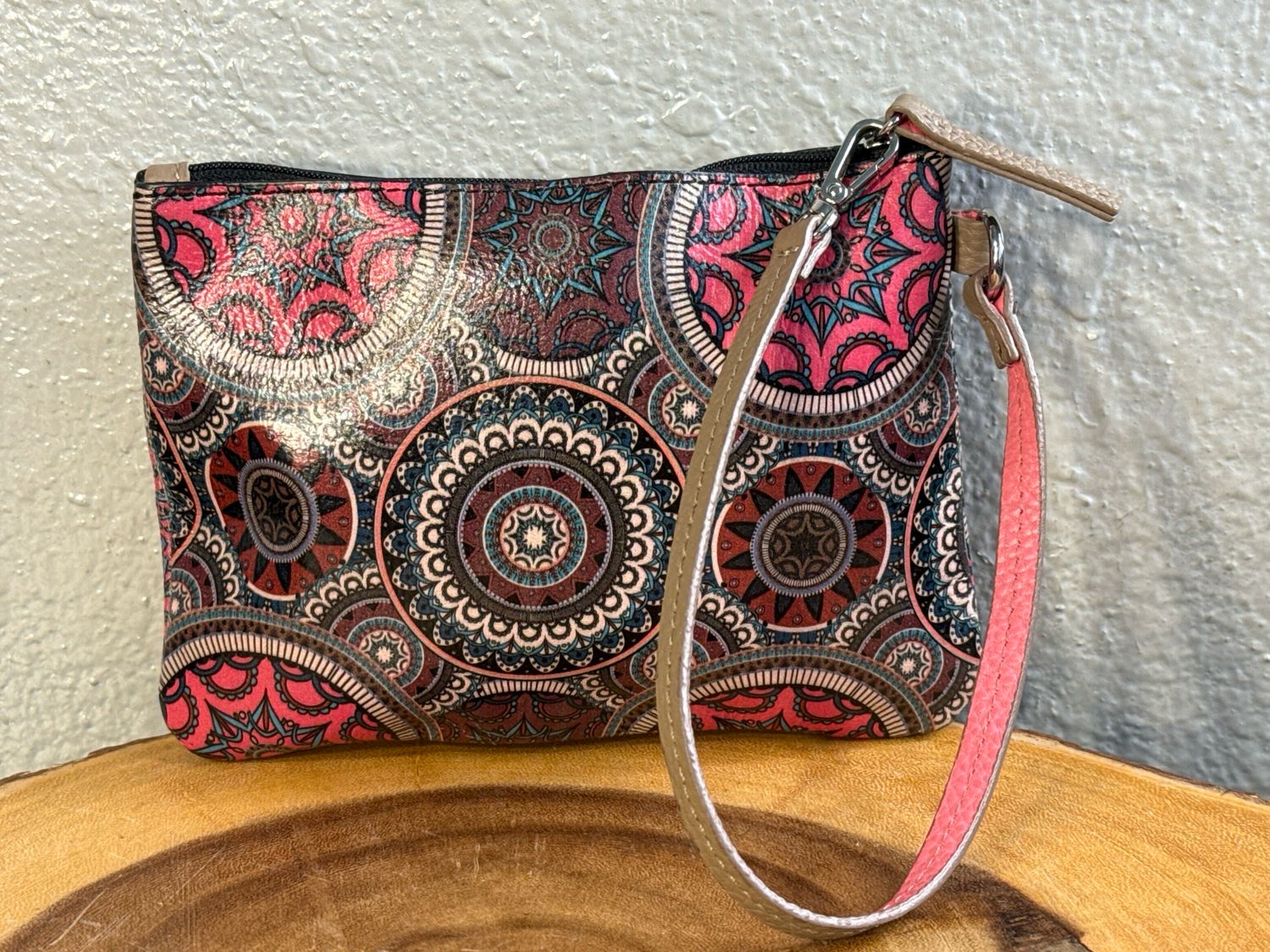 LODIS Leather Mandela, Wristlet Wallet, Catchall Like New
