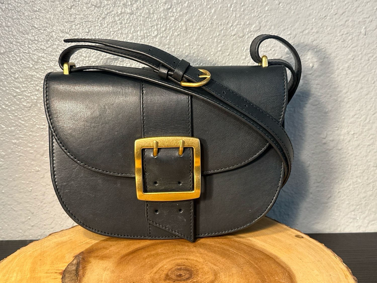 Vince Camuto, Black Leather Crossbody Or Shoulder Bag