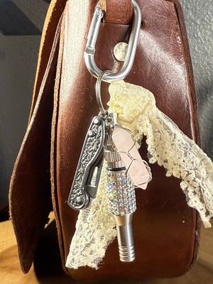 Self defense Bag Charm Hand Made By Kim