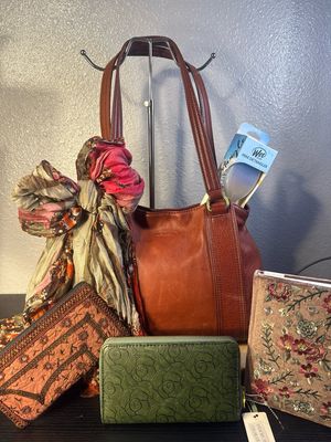 BUILD A BAG American, leather company, cognac leather tote bundle