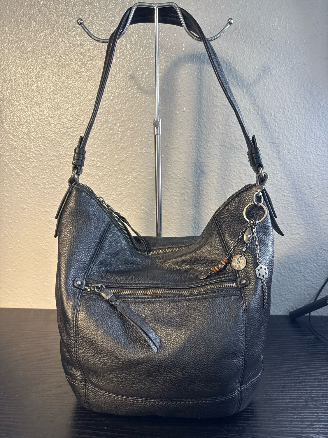 The SAK black Sequoia leather hobo bag new without tags