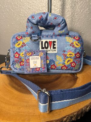 Brighton Bandanna Love Small Crossbody Bag New With Tags Matching Backpack Sold Separately