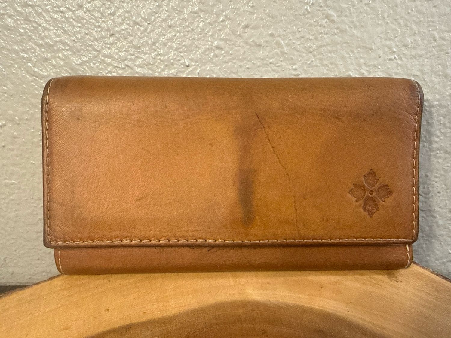 Patricia Nash Brown, Leather Full-Size Wallet
