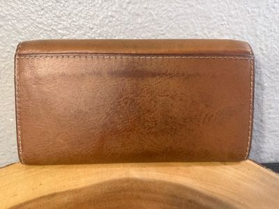 Patricia Nash Brown, Leather Full-Size Wallet