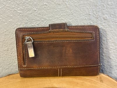 Fossil, Vintage Brown, Leather Butterfly Wallet