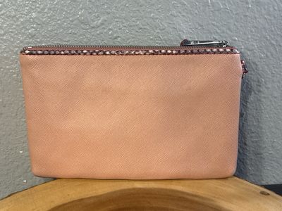 Simply, Vera Mauve Exotic, Faux Leather Clutch Wristlet Wallet NEW