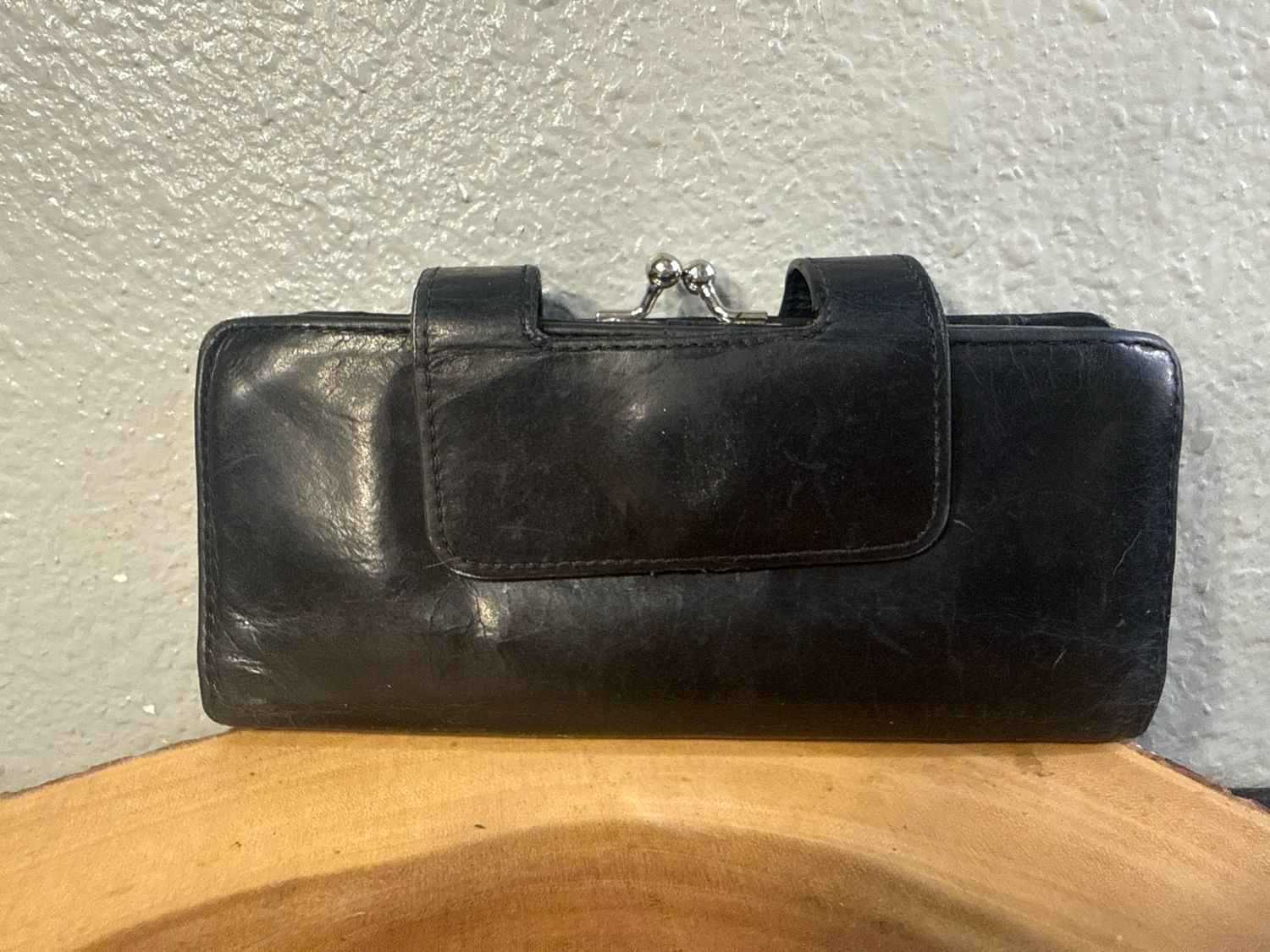 Hobo International Black Leather Wallet