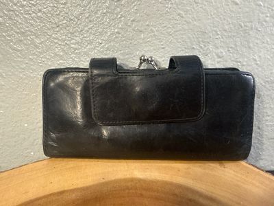 Hobo International Black Leather Wallet