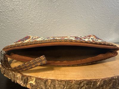 Unbranded Tapestry Wristlet, Catchall Cosmetic Bag