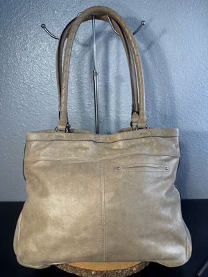 B. Makowski Tan Leather Shoulder Bag Like New