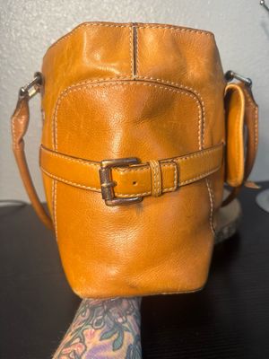 Michael Kors Vintage Brown Saddle Leather East West Shoulder Bag