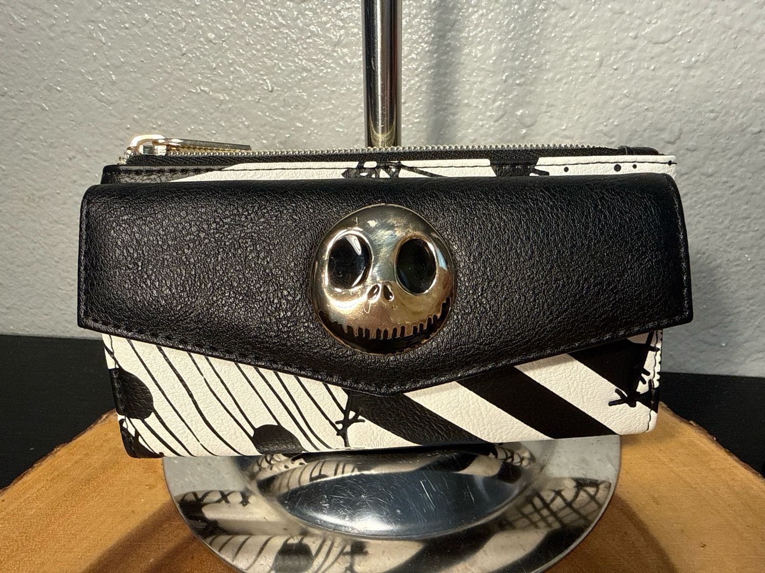 Nightmare Before Christmas, Jack Skellington, Vegan Leather Wallet New Without Tags